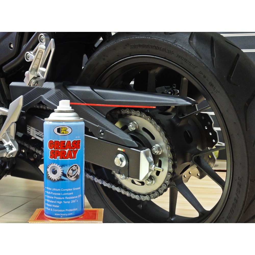 ฺBosny สเปรย์จารบีขาว B115 บอสนี่ ขนาด 400 CC.