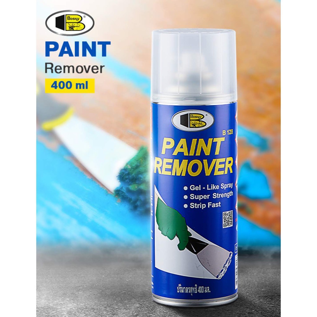 ฺBosny สเปรย์ลอกสี PAINT REMOVER บอสนี่ ขนาด 400 CC.