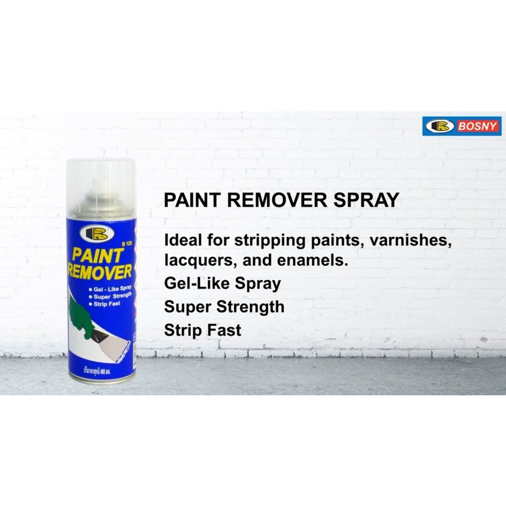 ฺBosny สเปรย์ลอกสี PAINT REMOVER บอสนี่ ขนาด 400 CC.