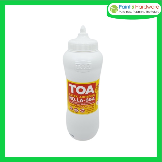 TOA กาวลาเท็กซ์ ทีโอเอ ขนาด 1 กิโลกรัม LA-35A ขวดนม กาวขวดนม กาว Latex ปาเก้ 1 Kg. กาวทีโอเอ ขวด