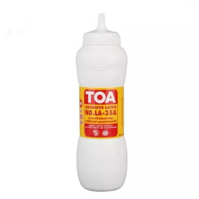 TOA กาวลาเท็กซ์ ทีโอเอ ขนาด 1 กิโลกรัม LA-35A ขวดนม กาวขวดนม กาว Latex ปาเก้ 1 Kg. กาวทีโอเอ ขวด