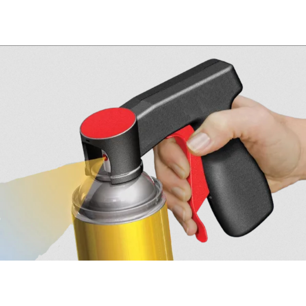 ปืนพ่นสีสเปรย์​ Spray​ Gun (2 สี) ใช้กับกระป๋องสีสเปรย์ ทุกยี่ห้อ และสเปรย์หล่อลื่นเอนกประสงค์