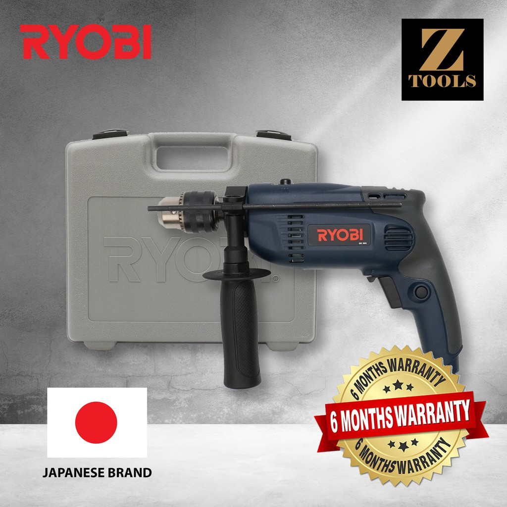 RYOBI เรียวบิ สว่านกระแทก DRILLING PD196VR รับประกัน 6 เดือน แบรนด์ญี่ปุ่น 13mm. 710 วัตต์