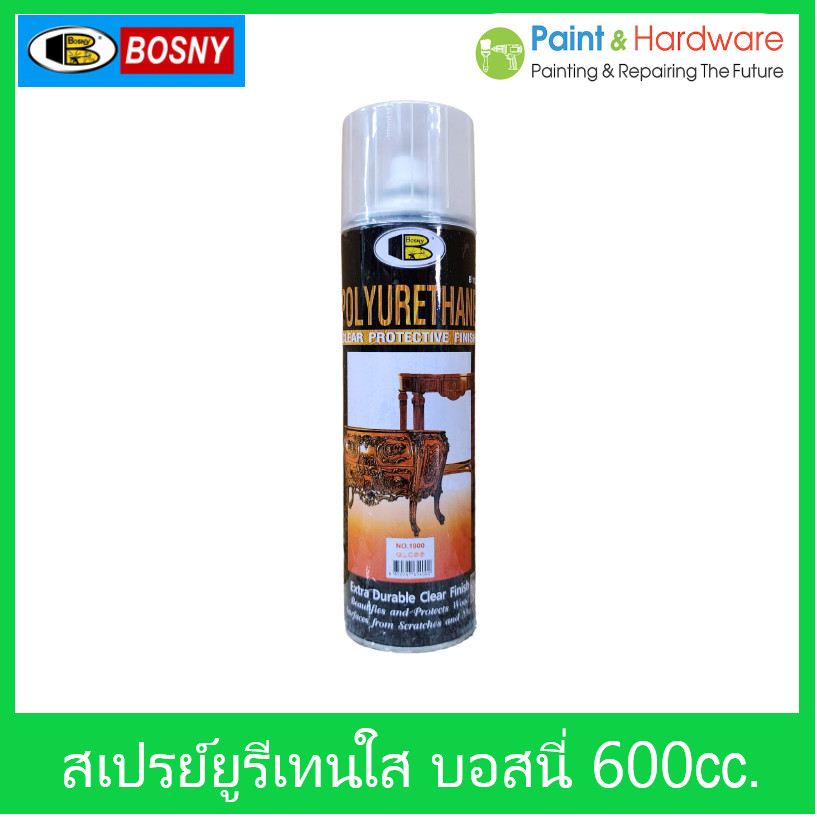 ฺBosny สเปรย์โพลียูรีเทนใส "Bosny" ขนาด 600 CC.