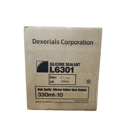 DEXERIALS กาวซิลิโคน L6301 (DEXERIALS) เด็คซีเรียล Made in Japan 330ml.(ราคา/หลอด)