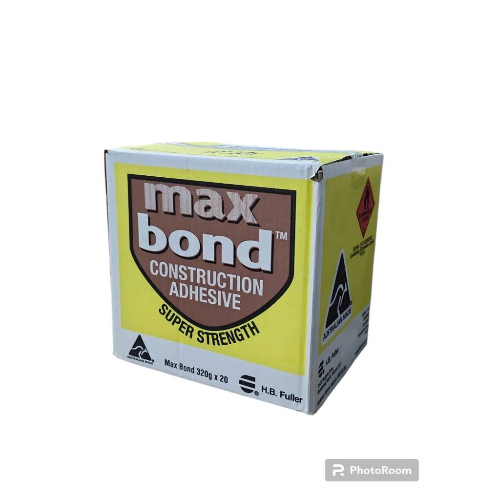 Pre-Order Maxbond [ขายยกกล่อง 20 หลอด] กาวตะปู แมกบอนด์ กาวพลังตะปู จากออสเตรเลีย 320g.