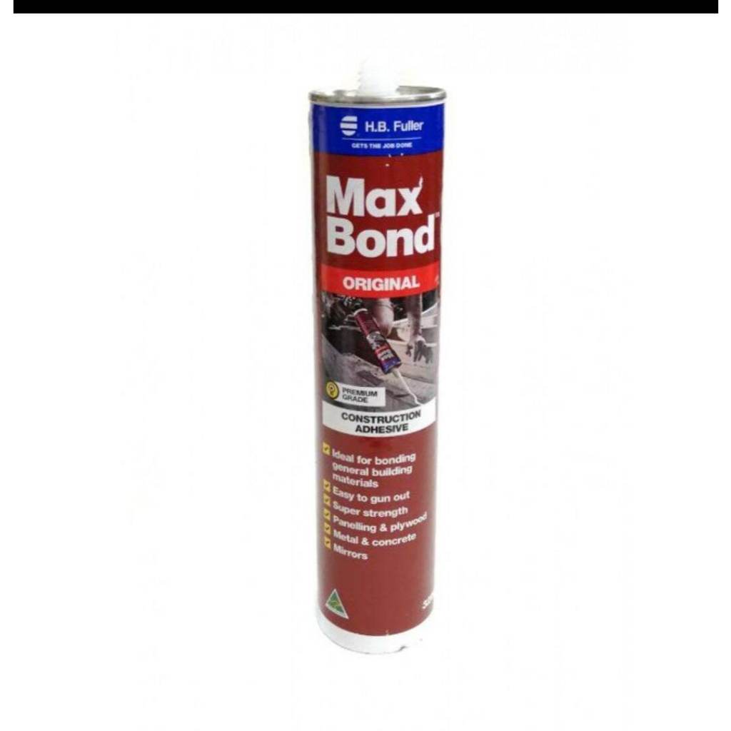 Pre-Order Maxbond [ขายยกกล่อง 20 หลอด] กาวตะปู แมกบอนด์ กาวพลังตะปู จากออสเตรเลีย 320g.