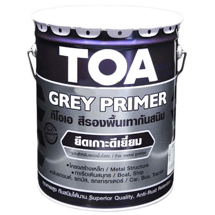 TOA G2010 Grey Primer สี รองพื้นกันสนิมเทา ทีโอเอ G 2010 เกรดพรีเมี่ยม