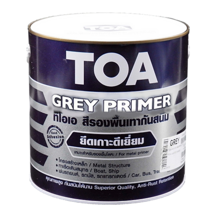 TOA G2010 Grey Primer สี รองพื้นกันสนิมเทา ทีโอเอ G 2010 เกรดพรีเมี่ยม