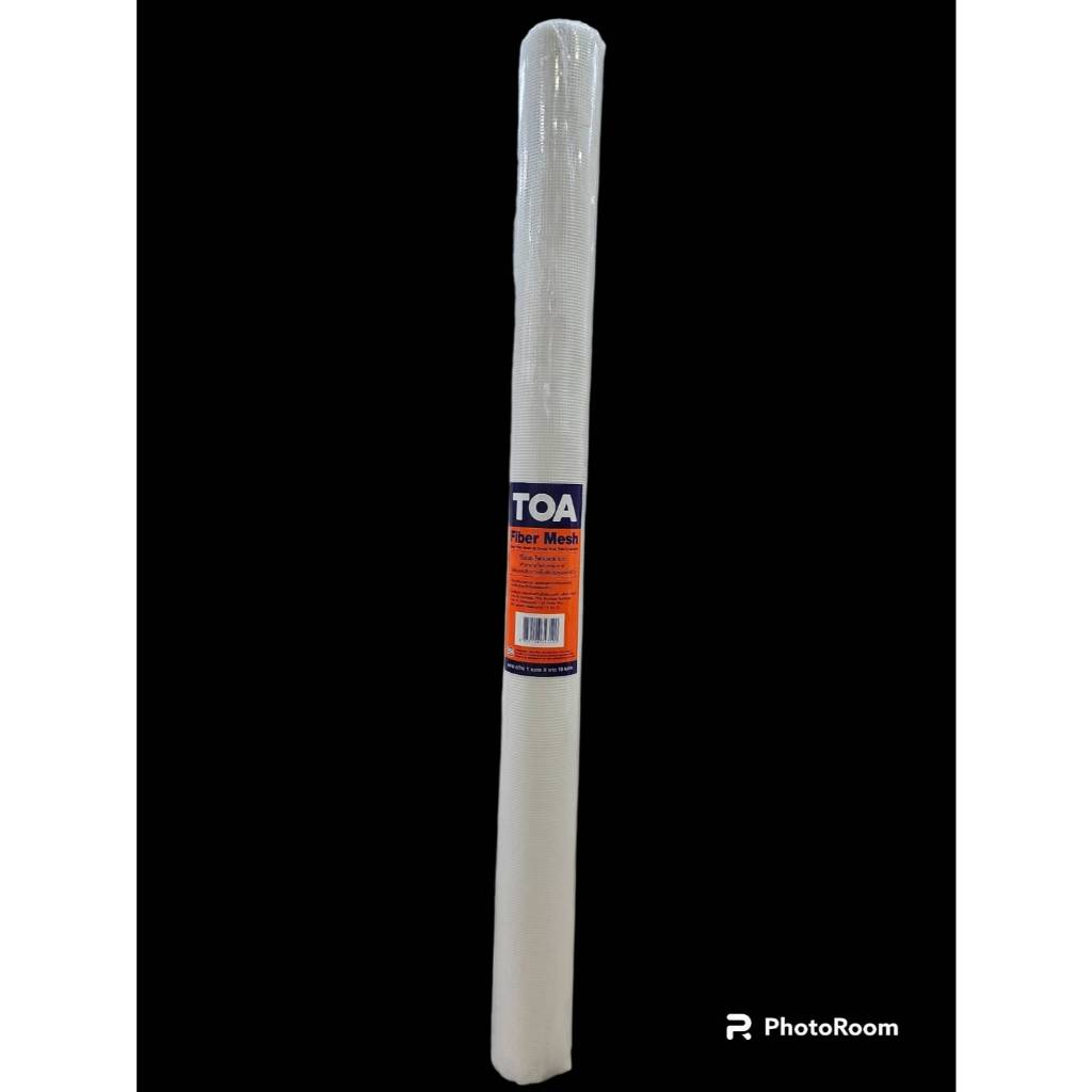 TOA Fiber Mesh ตาข่าย ทีโอเอ ไฟเบอร์ เมช กว้าง 1 เมตร ยาว 10 เมตร สำหรับ เสริมความแข็งแรง