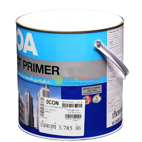 TOA Contact Primer E1100 รองพื้นปูนเก่า น้ำยารองพื้นทับสีเก่า ทีโอเอ คอนแทคไพรเมอร์ E-1100 ขนาด แกลลอน และ 5 แกลลอน