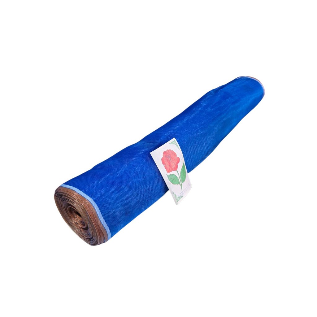 ตรากุหลาบ มุ้งไนล่อน 16 ตา ตรากุหลาบ (กว้าง 90 ซม. x ยาว 30 หลา) น้ำหนัก 1.95 กก./ม้วน หนา Made in Thailand
