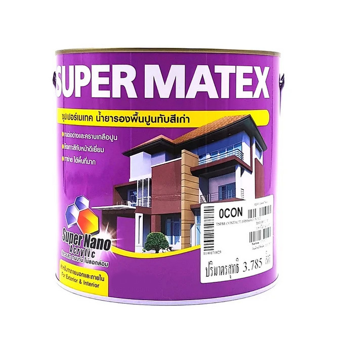 TOA Supermatex Contact Primer รองพื้นปูนเก่า ทีโอเอ ซุปเปอร์เมเทค ขนาด 1 แกลลอน และ 5แกลลอน