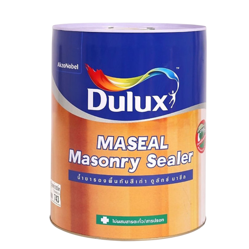 Dulux Maseal Masonry Primer รองพื้นปูนเก่า สูตรน้ำมัน ไอซีไอ  ดูลักซ์ มาซีล 743