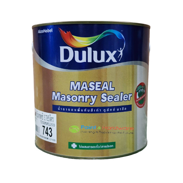 Dulux Maseal Masonry Primer รองพื้นปูนเก่า สูตรน้ำมัน ไอซีไอ  ดูลักซ์ มาซีล 743