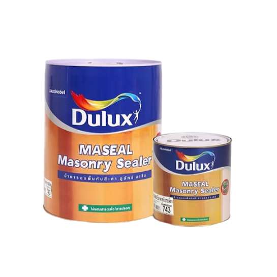 Dulux Maseal Masonry Primer รองพื้นปูนเก่า สูตรน้ำมัน ไอซีไอ  ดูลักซ์ มาซีล 743