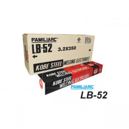 KOBE ลวดเชื่อมไฟฟ้า (ยกกล่อง 20 กก.) เหล็กเหนียวแรงดึงสูง โกเบ LB-52 แอลบี-52 2.6 / 3.2 / 4.0 mm.