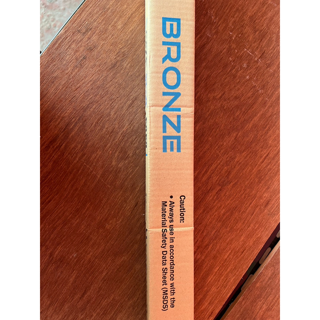 ฺฺBronze [ยกแพ็ค 10kgs] ลวดเชื่อมทองเหลือง TIG ROD 2.4mm. x 1000mm. TIG Brass Wire TIG ROD 2.4mm