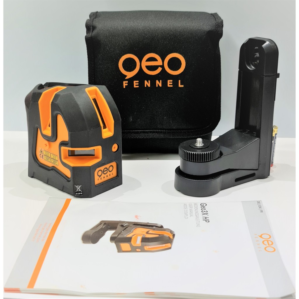 GeoFennel (Clearance) เลเซอร์เส้นกากบาท 3 จุดตัด (GEO3X-HP) GEOFENNEL+ขาตั้ง Tripods (FS14)